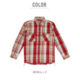 ヒューストン ビエラシャツ 通販 houston シャツ ネルシャツ メンズ アメカジ ブランド HOUSTON CHECK VIYELLA SHIRT 40776 40764 シンプル ワークシャツ コットン 厚手 長袖 カジュアルシャツ トップス