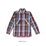 ヒューストン ビエラシャツ 通販 houston シャツ ネルシャツ メンズ アメカジ ブランド HOUSTON CHECK VIYELLA SHIRT 40776 40764 シンプル ワークシャツ コットン 厚手 長袖 カジュアルシャツ トップス