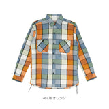 ヒューストン ビエラシャツ 通販 houston シャツ ネルシャツ メンズ アメカジ ブランド HOUSTON CHECK VIYELLA SHIRT 40776 40764 シンプル ワークシャツ コットン 厚手 長袖 カジュアルシャツ トップス