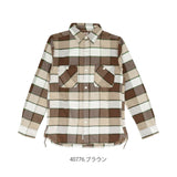 ヒューストン ビエラシャツ 通販 houston シャツ ネルシャツ メンズ アメカジ ブランド HOUSTON CHECK VIYELLA SHIRT 40776 40764 シンプル ワークシャツ コットン 厚手 長袖 カジュアルシャツ トップス