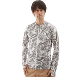 ラッシュガード パーカー 長袖 メンズ uv 通販 ショート丈 フード 男性 ジップアップ 水陸両用 ラッシュパーカー 紫外線対策 日焼け防止 UPF50+ 大きいサイズ upf 水着 hwjhw8084