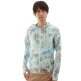 ラッシュガード パーカー 長袖 メンズ uv 通販 ショート丈 フード 男性 ジップアップ 水陸両用 ラッシュパーカー 紫外線対策 日焼け防止 UPF50+ 大きいサイズ upf 水着 hwjhw8084