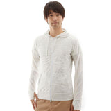 ラッシュガード パーカー 長袖 メンズ uv 通販 ショート丈 フード 男性 ジップアップ 水陸両用 ラッシュパーカー 紫外線対策 日焼け防止 UPF50+ 大きいサイズ upf 水着 hwjhw8084