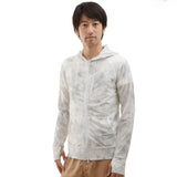 ラッシュガード パーカー 長袖 メンズ uv 通販 ショート丈 フード 男性 ジップアップ 水陸両用 ラッシュパーカー 紫外線対策 日焼け防止 UPF50+ 大きいサイズ upf 水着 hwjhw8084