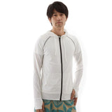 ラッシュガード パーカー 長袖 メンズ uv 通販 ショート丈 フード 男性 ジップアップ 水陸両用 ラッシュパーカー 紫外線対策 日焼け防止 UPF50+ 大きいサイズ upf 水着 hwjhw8084