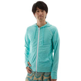 ラッシュガード パーカー 長袖 メンズ uv 通販 ショート丈 フード 男性 ジップアップ 水陸両用 ラッシュパーカー 紫外線対策 日焼け防止 UPF50+ 大きいサイズ upf 水着 hwjhw8084