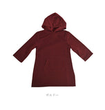 子供服 おしゃれ ワンピース 通販 女 90 100 110cm 女子 スウェット パーカー キッズ 裏起毛 冬 かわいい シンプル 無地 オールインワン 長袖 あったか  普段着 子ども服