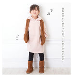 子供服 おしゃれ ワンピース 通販 女 90 100 110cm 女子 スウェット パーカー キッズ 裏起毛 冬 かわいい シンプル 無地 オールインワン 長袖 あったか  普段着 子ども服