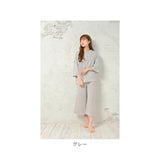 ルームウェア レディース 上下セット 通販 部屋着 パジャマ ルームウエア 可愛い ナイトウェア かわいい 大きいサイズ セットアップ きれいめ 7分袖 ガウチョパンツ スウェット 春 秋 夏 ガウチョセットアップ HW8339