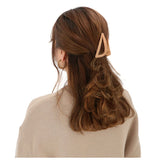 ヘアアクセサリー クリップ 通販 ヘアクリップ 大 バンスクリップ ヘアアクセ バンス くすみカラー おしゃれ シンプル 大人 かわいい つや消し マットカラー スモーキーカラー アースカラー 三角形 トライアングル 幾何学 クロウクリップ グリップクリップ