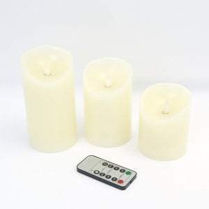 LED キャンドルライト リモコン 通販 揺れる LEDキャンドル LEDキャンドル セット 3本セット 3個セット おしゃれ パラフィン 本物の蝋 電池式 乾電池 リビング 食卓 ダイニング 寝室 子供部屋 アウトドア キャンプ 卓上ライト インテリアライト キャンドルタイプ ライト