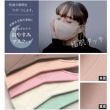 ウルトラパフマスク 通販 jiggly マスク 洗える 手洗い ポリウレタン 立体 抗菌 UVカット 息がしやすい 耳が痛くならない 紫外線遮蔽率 99％ 大人用 衛生マスク JIGGLY ジグリー JGM1011 JGM1012 JGM1013 衛生日用品