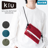 kiu バッグ 通販 サコッシュ メンズ レディース ショルダーバッグ 軽量 軽い 撥水 はっ水 おしゃれ シンプル アウトドア キャンプ フェス 自転車 旅行 リップストップ ナイロン ブランド キウ