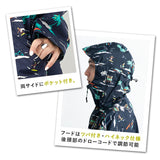 kiu レインポンチョ キウ レインコート 通販 メンズ レディース 自転車 おしゃれ 撥水加工 はっ水 通勤 通学 通園 送り迎え アウトドア フェス 透湿 耐水 雨具 カッパ ポケッタブル 収納袋付き ツバ付きフード フルジップ ダブルファスナー ハイネック 止水ファスナー