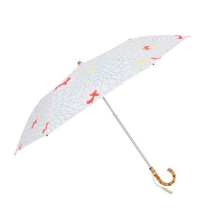 折りたたみ傘 レディース かわいい 通販 晴雨兼用 おしゃれ 50cm 6本骨 2段 ミニ UVカット率99%以上 遮光率99%以上 遮熱 UPF50＋ 河馬印本舗 晴雨兼用日傘 和柄 タッセル手元 撥水 はっ水 ギフト プレゼント 母の日 誕生日