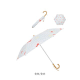 折りたたみ傘 レディース かわいい 通販 晴雨兼用 おしゃれ 50cm 6本骨 2段 ミニ UVカット率99%以上 遮光率99%以上 遮熱 UPF50＋ 河馬印本舗 晴雨兼用日傘 和柄 タッセル手元 撥水 はっ水 ギフト プレゼント 母の日 誕生日