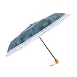 折りたたみ傘 レディース かわいい 通販 晴雨兼用 おしゃれ 50cm 6本骨 円形手元 UVカット率99%以上 遮光率99%以上 遮熱 UPF50＋ 河馬印本舗 晴雨兼用日傘 和柄 タッセル手元 撥水 はっ水 ギフト プレゼント 母の日 誕生日