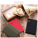 ブックカバー 文庫 かわいい 通販 文庫本 文庫サイズ 布 コットン 布製 綿 Cadaques コットンブックカバー しおり付き しおり紐 栞 カラフル シンプル 無地 デザイン 文具 プチギフト プレゼント ステーショナリー 文房具