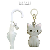 傘マーカー 2個セット 通販 傘 目印 かわいい おしゃれ キャラクター 動物 アニマル 猫 ねこ ネコ 犬 いぬ イヌ クロネコ アメリカンショートヘア 豆柴 マメシバ 明邦 MEIHO ねこクロ ME192 ねこアメショ ME193 豆しば茶 ME194 豆しば黒 ME195
