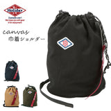 ショルダーバッグ メンズ 斜めがけ 通販 レディース 小さめ 2way 軽量 軽い 布 帆布 ミニショルダー キャンバス スポーツ アウトドア サブバッグ コンパクト 通勤 通学 Holiday A.M. ホリデーエーエム KB110 キャンバス巾着ショルダー
