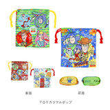 巾着袋 キャラクター 通販 コップ袋 男の子 女の子 ディズニー Disney プリンセス アナ雪 トイストーリー キティ マイメロ マリオ スプラトゥーン ミニオンズ すみっコぐらし 入園 入学 小物入れ キッズ マチ付き巾着 2枚 SKATER スケーター KB64WN