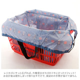 レジカゴ バッグ 大容量 コンパクト 通販 エコバッグ 折りたたみ 巾着 おしゃれ かわいい レジバッグ お買い物バッグ ショッピングバッグ マイバッグ エコバック レジカゴ型 SKATER スケーター