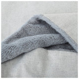 クッションカバー 45×45cm 通販 おしゃれ 冬 秋冬 ファー もこもこ ふかふか 夏 春夏 リバーシブル シンプル かわいい オールシーズン 洗える 手洗い ベイデン BEIDEN クッション ファブリック