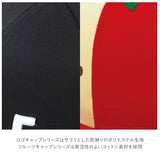 キャップ キッズ おしゃれ 通販 帽子 男子 女子 園児 ぼうし 子供 ハット フルーツキャップ ロゴキャップ いちご ピンク すいか 赤 りんご アップル レモン 黄色 キッズサイズ 調整可能 プレゼント 入園準備 うさぎ