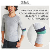 クリフメイヤー tシャツ 通販 メンズ タイトフィット 袖切替 7分袖 シャツ Ｔシャツ おしゃれ ブランド オフホワイト グレー チャコール ピンク ワイン ネイビー Mサイズ Lサイズ Sサイズ レディース カジュアル シンプル トップス