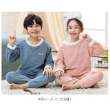 パジャマ キッズ セットアップ 裏起毛 通販 ジュニア 上下セット ルームウェア 部屋着 女の子 男の子 厚手 暖かい 長袖 子供パジャマ モコモコ もこもこ かわいい 秋 冬 寝巻き