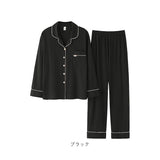 パジャマ レディース 冬 通販 ルームウェア 前開き 春 秋 冬用 かわいい ナイトウェア 可愛い 長袖 ロングパンツ 長ズボン 部屋着 大きいサイズ 寝巻 セットアップ 上下 綿 コットン