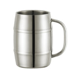 ビールジョッキ 通販 ビールグラス ビール ジョッキ 大ジョッキ 大容量 970ml ステンレス製 18-8ステンレス 軽い 丈夫 アウトドア パーティ バーベキュー BBQ ビアジョッキ ビアグラス タンブラー マキシマムジョッキ MJ-1000 カクセー 食器