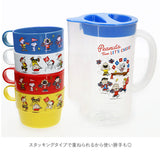 プラスチック コップ セット 通販 4Pセット マグカップ スタッキング プラコップ ケース付き ピッチャー おでかけ 行楽 レジャー アウトドア BBQ キャラクター かわいい キッズ用食器 SKATER スケーター KS32S