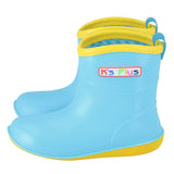 レインブーツ キッズ ショート 通販 キッズレインブーツ レインシューズ キッズレインシューズ 子供靴 長靴 雨靴 Ks Plus ケーズプラス ジュニア ガールズ ボーイズ 男女兼用 14 15 16 17 18 19cm ピンク イエロー 黄色 グリーン 緑 サックス 水色 18003