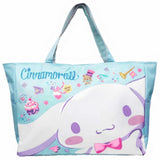 キャラクター トートバッグ 通販 キティ ハンギョドン ポムポムプリン シナモロール クロミ キャラクターグッズ 大容量 ファスナー付き 布 レッスンバッグ サンリオ 女の子 おしゃれ かわいい 手提げバッグ 子供 ママバッグ