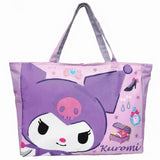 キャラクター トートバッグ 通販 キティ ハンギョドン ポムポムプリン シナモロール クロミ キャラクターグッズ 大容量 ファスナー付き 布 レッスンバッグ サンリオ 女の子 おしゃれ かわいい 手提げバッグ 子供 ママバッグ