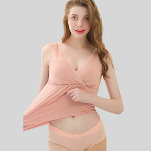 授乳 ブラ キャミソール 通販 授乳服 授乳用 フロントオープン式 フロントオープン 前開き ボトミングシャツ 下着 タンクトップ マタニティ 大きいサイズ トップス インナー 夏 妊婦 母乳 育児 産前 産後 おしゃれ かわいい