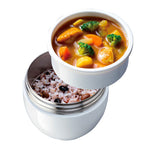 カフェ丼 ランチボックス 保温 弁当箱 保冷 丼 通販 スケーター 540ml ランチジャー 2段 二段 お弁当箱 おしゃれ かわいい キャラクター ディズニー スヌーピー ジブリ ドラえもん キティ サンリオ ムーミン すみっコぐらし SKATER LDNC6AG 抗菌 超軽量 女子 女性