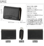 財布 Lee リー 通販 メンズ 紳士 本革 牛革 レザー 革 札入れ 小銭入れあり 背面ポケット L字ファスナー カード入れ 二つ折り財布 小銭入れ コインケース コンパクト ブラック 黒 ブラウン チョコ ネイビー レッド Kashuru カシュール ギフト プレゼント 父の日