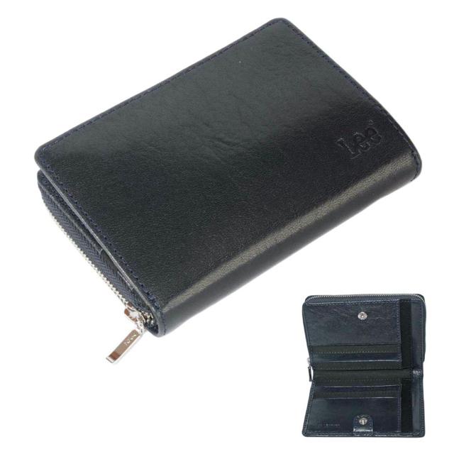 新品！Lee ☆ 折り財布 ブラック & ブラウン 箱付 3点セット Lee 三つ折り財布 ミニ財布 メンズ 財布 三つ折り リー ブランド