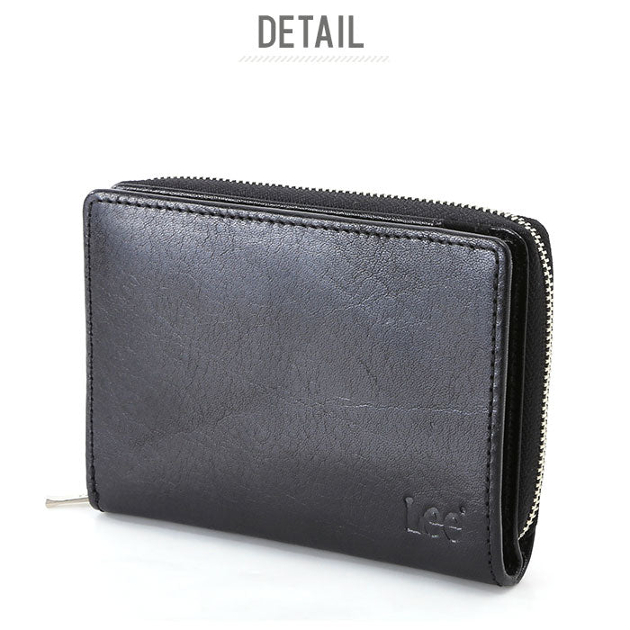 新品！Lee ☆ 折り財布 ブラック & ブラウン 箱付 3点セット Lee 三つ折り財布 ミニ財布 メンズ 財布 三つ折り リー ブランド