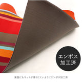 トイレマット 拭ける 通販 おしゃれ 厚手 単品 柔らかい インテリア トイレファブリック 新築祝い ギフト お手入れ簡単 防カビ 防炎 抗菌 防臭 撥水 はっ水  ストライプ PVC 塩化ビニル樹脂 フランス ブランド レトワール