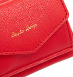 ミニ財布 Legato Largo レガートラルゴ 通販 レディース メンズ 手乗り財布 三つ折り財布 財布 ミニ シンプル おしゃれ 無地 ロゴ かわいい コンパクト 3つ折り お財布 ウォレット ミニサイフ フェイクレザー 合皮 小銭入れ コインケース シュリンクフェイクレザー