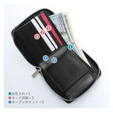 レガートラルゴ ミニ財布 通販 レディース 極小 ブランド Legato Largo 財布 二つ折り 使いやすい 極小財布 小銭入れあり おしゃれ シンプル 大人 かわいい ラウンドファスナー ボックス型小銭入れ box型小銭入れ ボンディングPU ラウンド2ツ折り財布