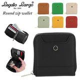 レガートラルゴ ミニ財布 通販 レディース 極小 ブランド Legato Largo 財布 二つ折り 使いやすい 極小財布 小銭入れあり おしゃれ シンプル 大人 かわいい ラウンドファスナー ボックス型小銭入れ box型小銭入れ ボンディングPU ラウンド2ツ折り財布