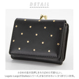 レガートラルゴ 財布 がま口 通販 レディース 小さめ 三つ折り財布 ブランド Legato Largo ミニ財布 おしゃれ シンプル 大人 かわいい 上品 きれいめ 星 スター 箔押し お財布 女性 20代 30代 40代 ギフトバッグ付き プレゼント ギフト クリスマス 母の日 記念日 Stellato