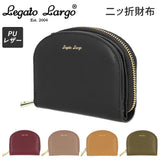 レガートラルゴ 財布 二つ折 通販 レディース ブランド Legato Largo 小さい ミニ財布 おしゃれ 大人 かわいい 半月型 シンプル 上品 きれいめ 二つ折り財布 LJ-G1061 ハーフムーン型 二ツ折リ財布 小物 ケース