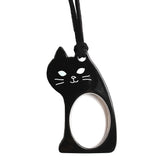 通販 ペンダントルーペ おしゃれ 携帯 ネックレス レディース 拡大 鏡 かわいい 猫 CAT ねこ ネコ Glasses 母の日 敬老の日 ギフト プレゼント 拡大鏡 めがね メガネ 眼鏡