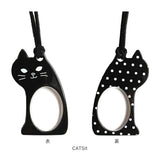 通販 ペンダントルーペ おしゃれ 携帯 ネックレス レディース 拡大 鏡 かわいい 猫 CAT ねこ ネコ Glasses 母の日 敬老の日 ギフト プレゼント 拡大鏡 めがね メガネ 眼鏡