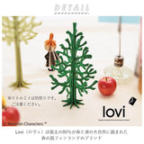 lovi クリスマスツリー 通販 ロヴィ ミニツリー Momi-no-ki 14cm 木製 白樺 オーナメントカード 北欧 フィンランド バーチ シラカバ 組み立て カード ポストカード ギフト プレゼント おしゃれ ナチュラル ツリー飾り インテリア 置物 オブジェ